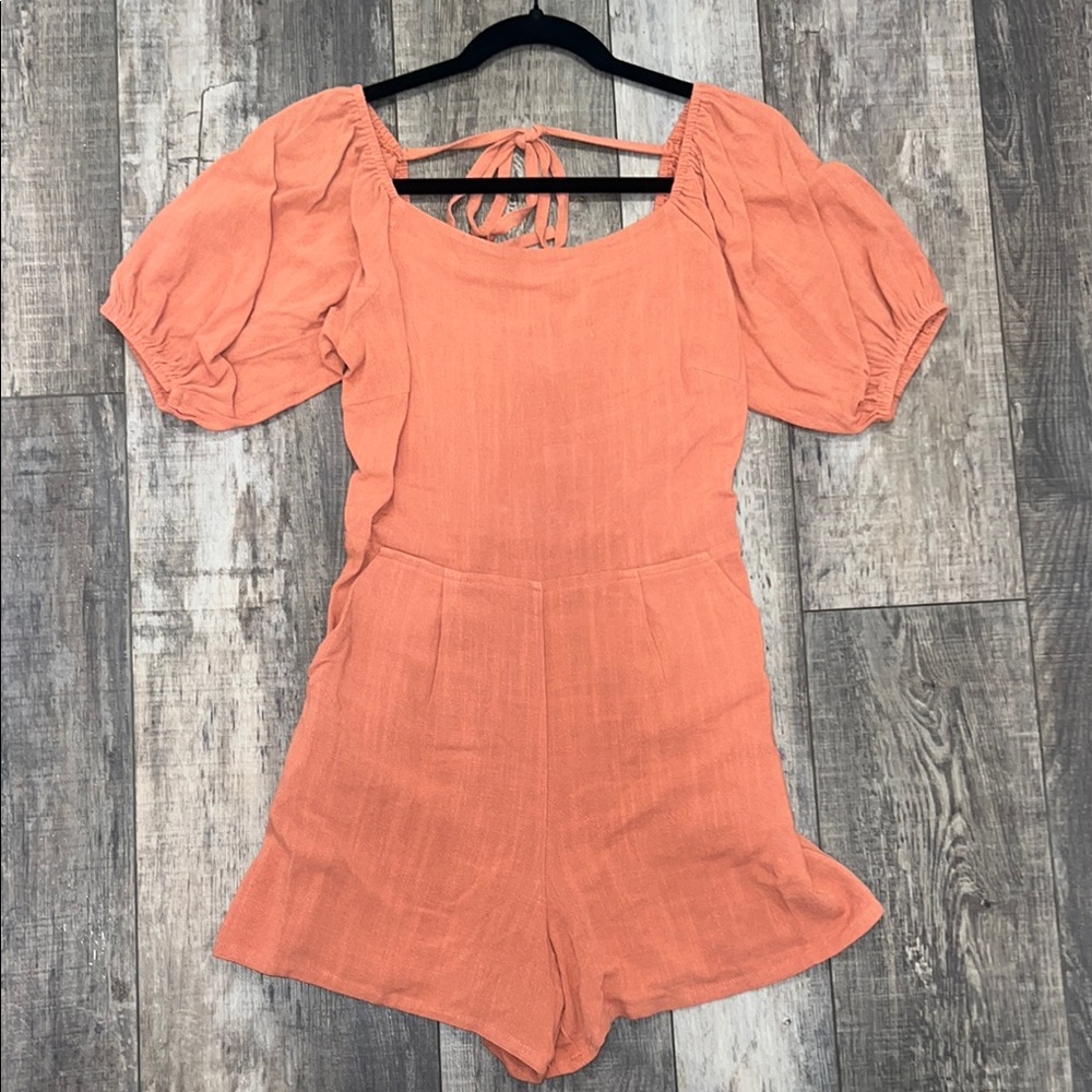 Linen romper